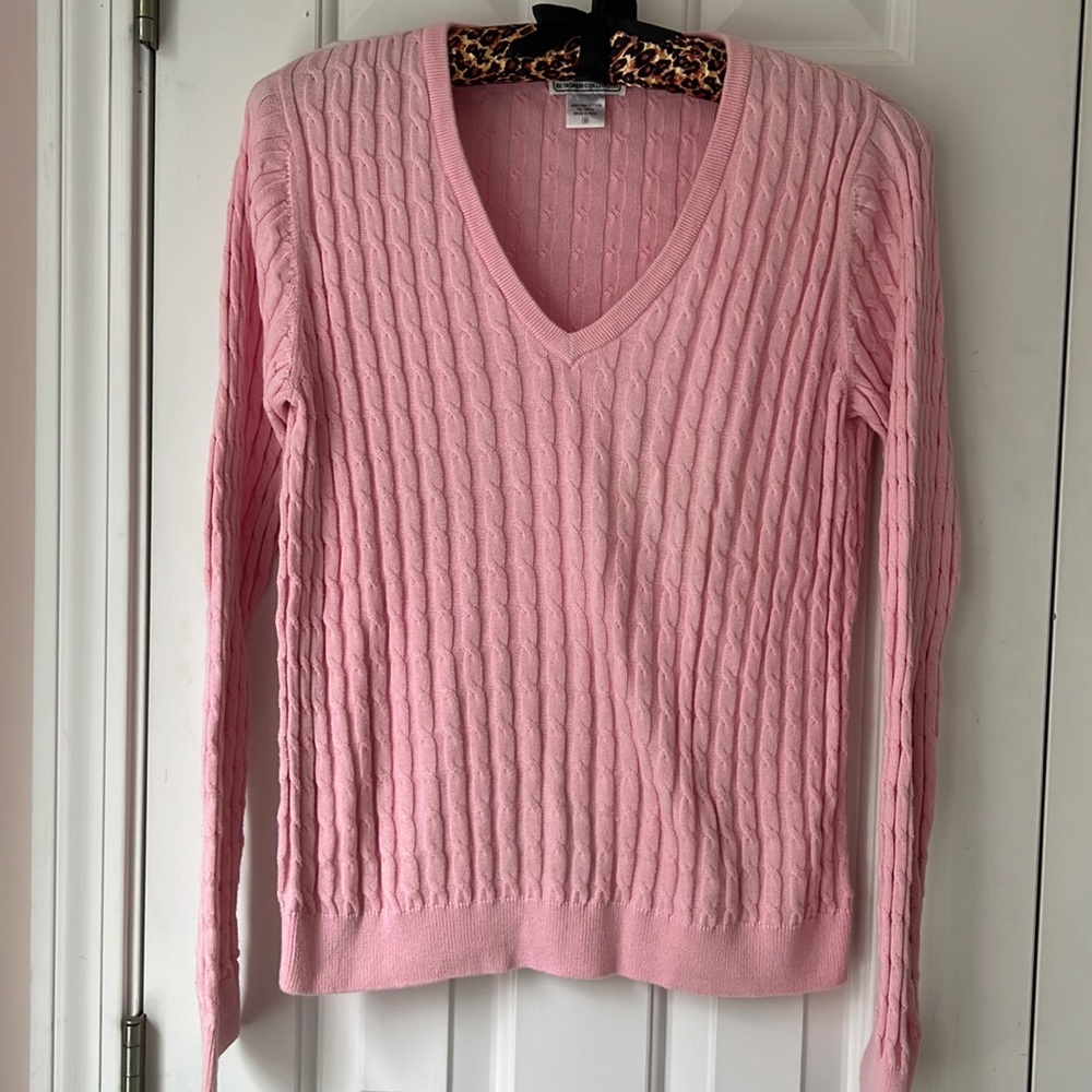 Ardi K pink cableknit sweater